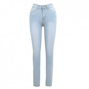 New Sexy Women Skinny Denim Jeans Classic High Waist Washed Slim Pants Tights Pencil Trousers Dark Blue/Blue/Light Blue