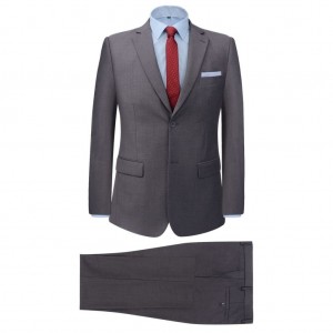 2 pcs. Business suit for men Grey Gr. 50